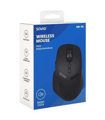 Savio MB-06 mouse Universal Ambidextrous Bluetooth 2000 DPI