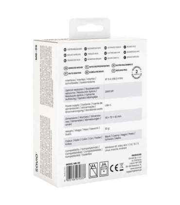 Savio MB-06 mouse Universal Ambidextrous Bluetooth 2000 DPI