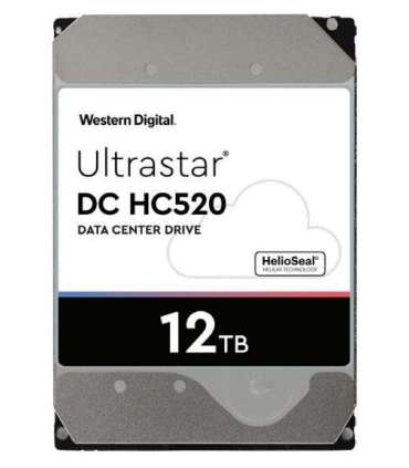 Western Digital Ultrastar DC HC520 12TB internal hard drive 7200 RPM 256 MB 3.5" Serial ATA III