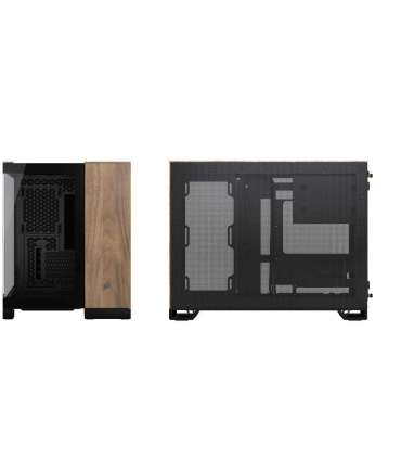 Corsair CC-9011286-WW computer case Midi Tower Black, Walnut