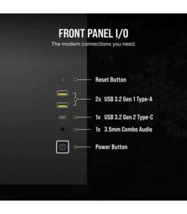 Corsair 2500X RGB Micro Tower Black