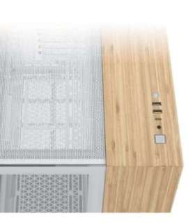 Corsair CC-9011288-WW computer case Midi Tower Bamboo, White