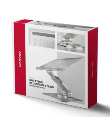 NB ACC STAND 10-17" ROTATING/ALUMINUM STND-LR AXAGON