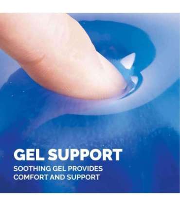 MOUSE PAD WRIST SUPPORT/BLUE 91177-72 FELLOWES