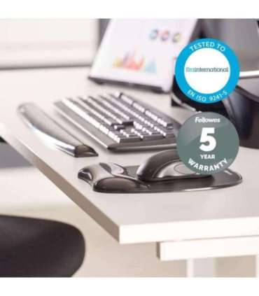 KEYBOARD ACC WRIST SUPPORT/CRYSTALS GEL 9112201 FELLOWES