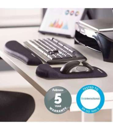 KEYBOARD ACC WRIST SUPPORT/BLACK 9252103 FELLOWES
