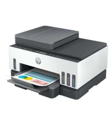 HP Smart Tank 750 AIO All-in-One Printer - A4 Color Ink, Print/Copy/Scan, Auto-Duplex, WiFi, 15ppm, 400-800 pages per month
