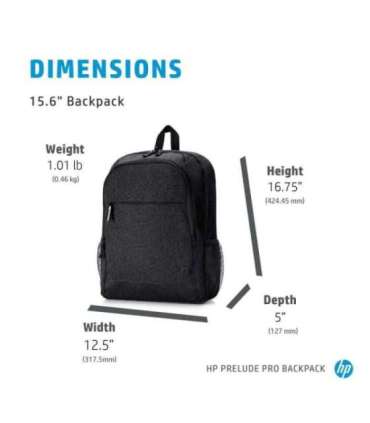 HP Prelude Pro Recycled 15.6 Backpack - Dark Grey