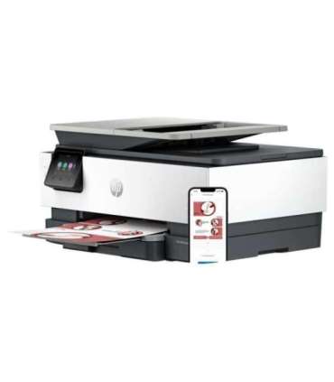 HP OfficeJet Pro 8122e HP+ AIO All-in-One Printer - A4 Color Ink, Print/Copy/Scan, Automatic Document Feeder, Auto-Duplex, LA