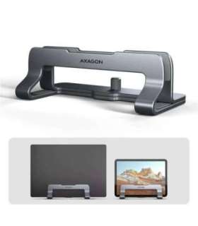 NB ACC STAND 10"-17.3"/VERT. ALUMINUM STND-VG AXAGON