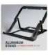 NB ACC STAND 10"-17.3"/ALUMINUM BLACK STND-LAB AXAGON