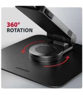 NB ACC STAND 10-17" ROTATING/ALUMINUM STND-LRB AXAGON