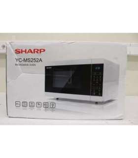 SALE OUT. Sharp YC-MG252AE-W Microwave Oven with Grill, 25 L capacity, White SALE OUT. Sharp Microwave Oven with Grill