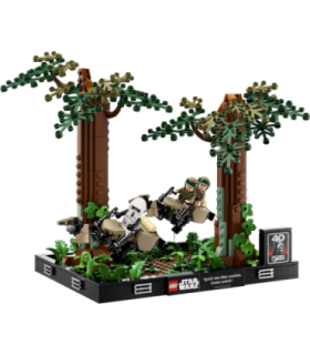 LEGO Star Wars Endor-i kiirendaja tagaajamise dioraam