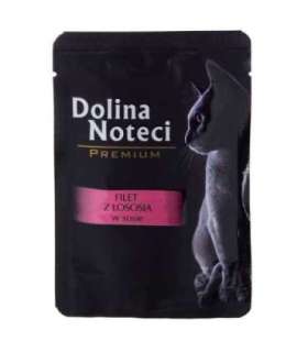 Dolina Noteci Premium salmon fillet with sauce - wet cat food - 85 g