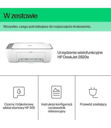 HP DeskJet 2820e Wireless All-in-One Color Printer, Copier, Scanner