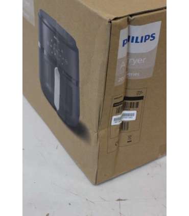 SALE OUT. Philips Airfryer NA221/00 2000 series Power 1500 W Capacity 4.2 L Rapid Air technology Black/Silver