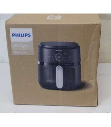 SALE OUT. Philips Airfryer NA221/00 2000 series Power 1500 W Capacity 4.2 L Rapid Air technology Black/Silver