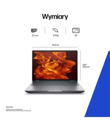 HP Zbook Fury 16 G1i Ultra 7 255HX 16.0"WUXGA IPS 400nits AG 16GB DDR5 5600 SSD512 RTX PRO 1000_8GB Cam IR 5 Mpx Al 99Wh