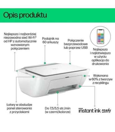 HP DeskJet 2810e Wireless All-in-One Color Printer, Instant Ink Copier, Scanner