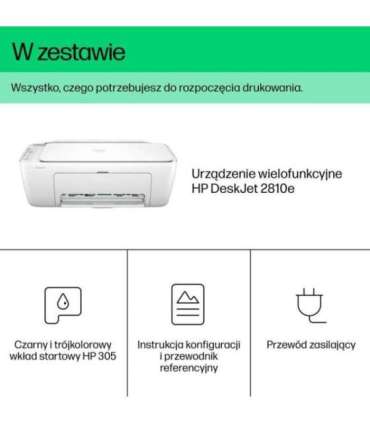 HP DeskJet 2810e Wireless All-in-One Color Printer, Instant Ink Copier, Scanner