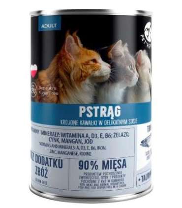 PET REPUBLIC Adult Trout - wet cat food - 400g