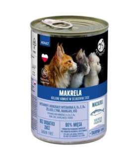 PETREPUBLIC Mackerel Pieces in a delicate sauce - wet cat food - 400g
