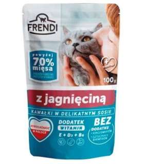 FRENDI Pieces in lamb sauce - wet cat food - 100 g