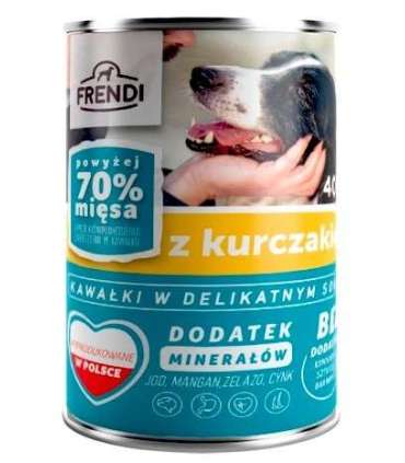 FRENDI with Chicken chunks in delicate sauce - wet dog food - 400g