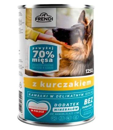 FRENDI with Chicken chunks in delicate sauce - wet dog food - 1250g