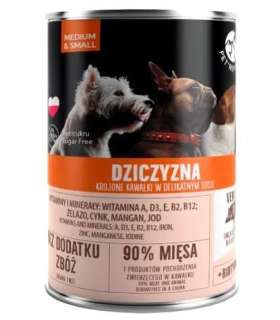 PET REPUBLIC Adult Medium & Small Game - wet dog food - 400g