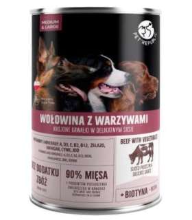 PET REPUBLIC Adult Medium & Large Beef with vegetables - wet dog food - 1250g
