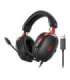 QCY Heroad VN200 gaming headphones (black and red)