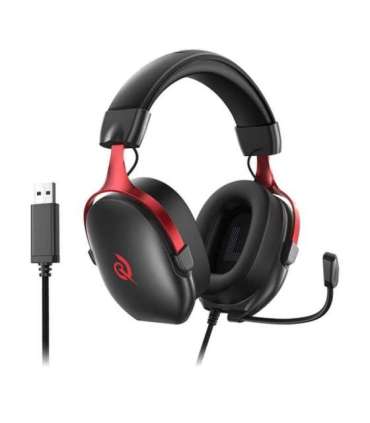QCY Heroad VN200 gaming headphones (black and red)