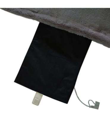 Glovii GB2G electric blanket Electric heated wrap 9 W Grey Polyester