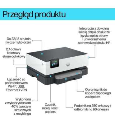 HP OfficeJet Pro 9110b Wireless Color Printer, Two-sided printing