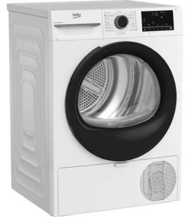 BEKO Dryer BM3T40230W, 10 kg, Energy class E, Depth 60.7 cm, Inverter