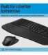 HP 685 Comfort Dual-Mode Keyboard and Mouse Combo, spill resistant - Black - US ENG