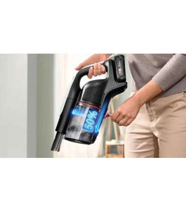 Bosch BCS931WBA stick vacuum/electric broom Battery Dry HEPA Bagless 0.4 L White 3 Ah