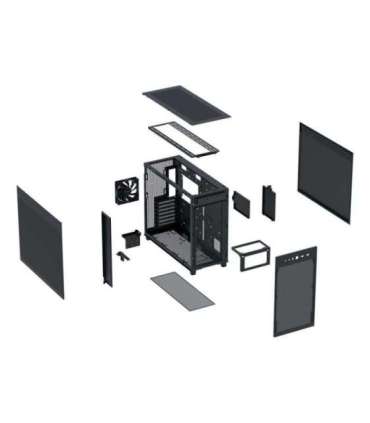 ASUS Prime AP303 Mesh Midi Tower Black