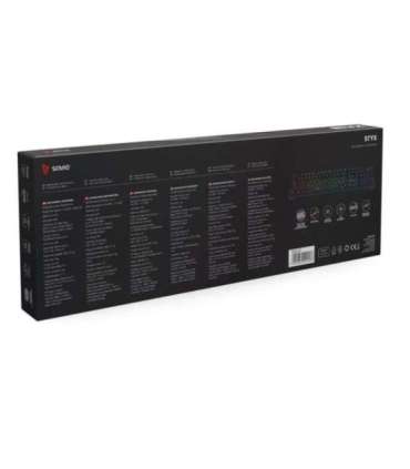 SAVIO STYX Mechanical Keyboard Outemu Red, Hot Swap, RGB