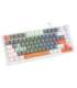 Savio ASTRAL WHITE JADE 3 COLOURS keyboard Gaming USB QWERTY US International