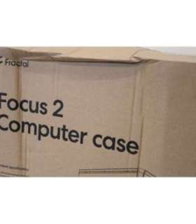 SALE OUT. Fractal Design Focus 2 Side window RGB Black TG Clear Tint Midi Tower DAMAGED PACKAGING Power