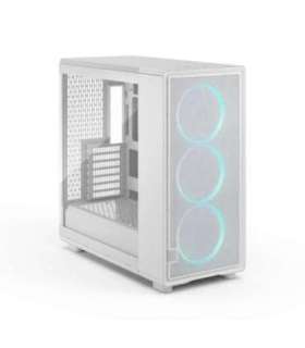 Fractal Design Case Epoch XL White TG RGB Clear Tint ATX Power supply included No