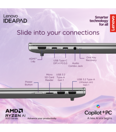 Lenovo IdeaPad Slim 5 14ARP10 Luna Grey 14 " IPS WUXGA 1920 x 1200 pixels Anti-glare AMD Ryzen 7 7735HS