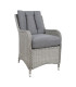 Кресло ASCOT 58x70xH90cm, серый