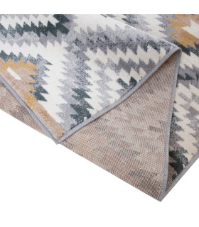 Vaip FERRERA-2, 133x190cm, hall/pruun romb