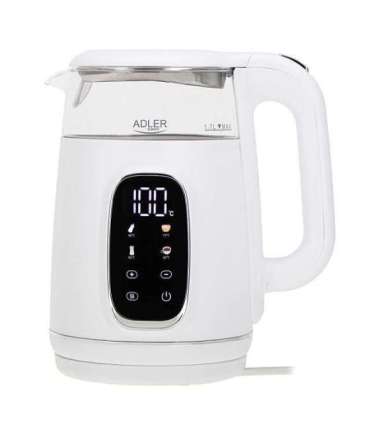 ADLER AD 1305 electric kettle white/silver