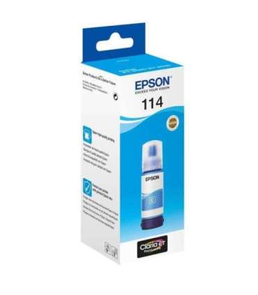 Epson Ink 114 EcoTank Cyan (C13T07B240)