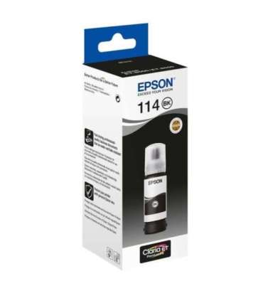 Epson Ink 114 EcoTank Pigment Black Schwarz (C13T07A140)